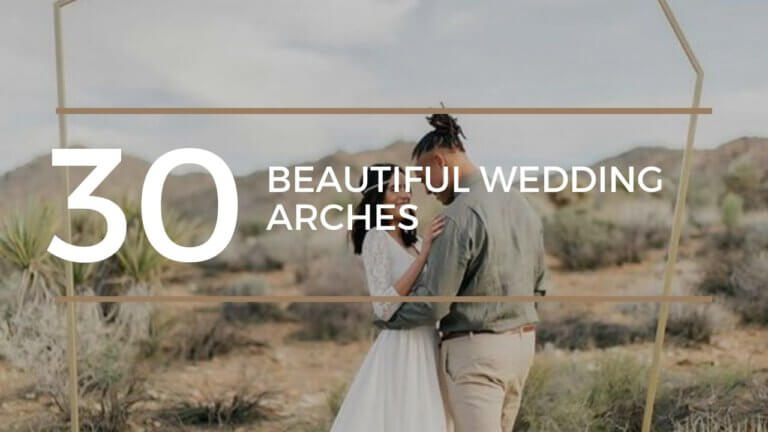 30 Beautiful Wedding Arches: Be Inspired and Visualize Your Own