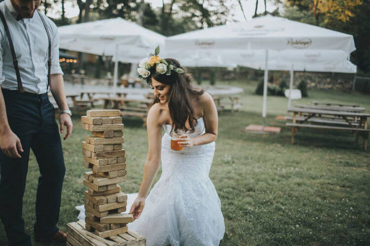wedding jenga