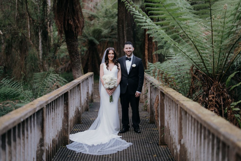 Wedding of Alex + Mary in Lyrebird Falls