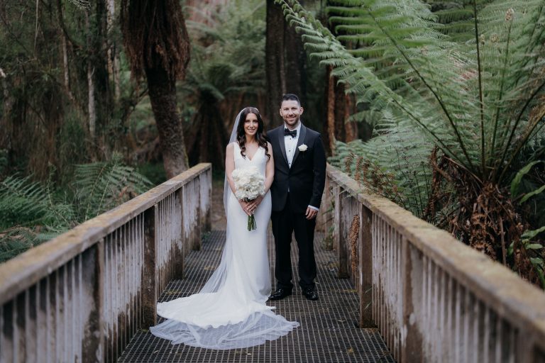 Wedding of Alex + Mary in Lyrebird Falls